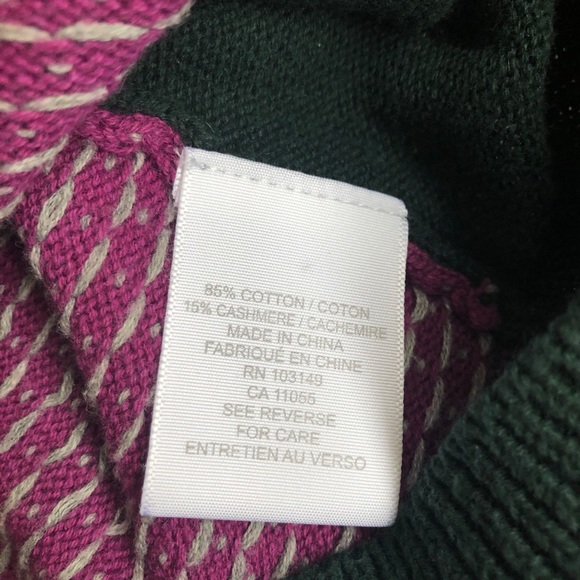 Colorblock Fair Isle Knit Nordstrom Sweater EUC - Picture 4 of 5